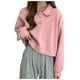 thumbnail image 3 of Sudadera con capucha para mujer,Chaqueta informal con capucha para mujer, cierre frontal completo, manga larga con bolsillos, mezcla de poliéster, corte regular para uso diario, sopatenor, 3 of 9