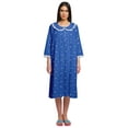 thumbnail image 1 of Moomaya Chemise de Nuit en Coton pour Femmes, Col Rond, Allaitement, 1 of 6