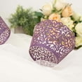 thumbnail image 2 of Efavormart 25 Pack | Purple Lace Laser Cut Paper Cupcake Wrappers, Muffin Baking Cup Trays, 2 of 11