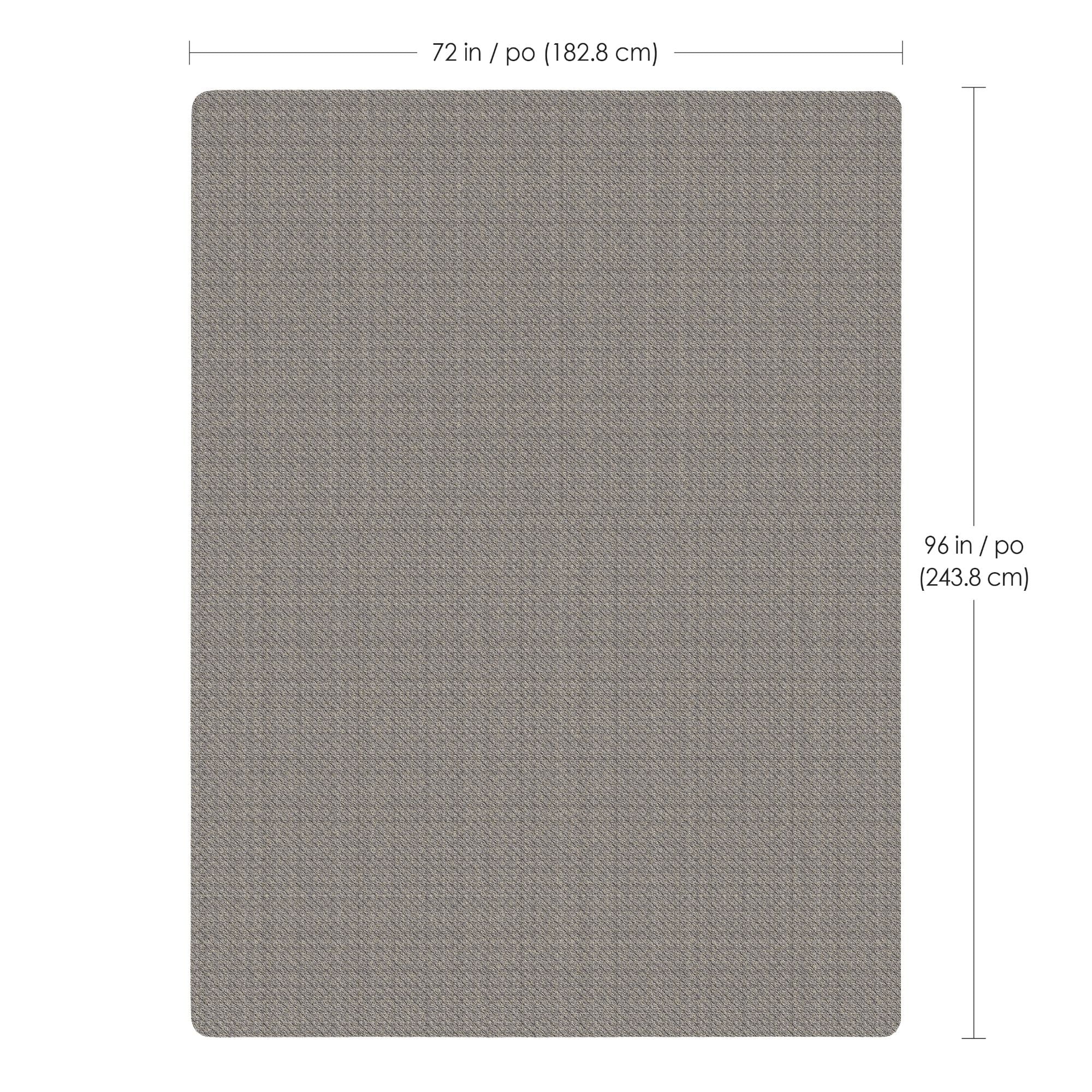 Mainstays Washable Finley Bluestone Rug Tufted 6'x8'