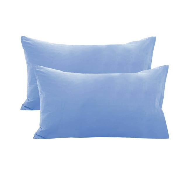 Aodebiao Ensemble de Taies d'Oreiller en Microfibre Brossée, Lot de 2, Format Standard, Évacuation de l'Humidité, Résistant aux Plis, Housse d'Oreiller Antidérapante, Literie Douce pour la Maison, l'Hôtel et le Voyage
