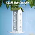 thumbnail image 4 of Shineforu All Metal Bird Feeder for Outdoors Hanging | 14-Port Multi-Bird Viewing | Rust-Proof, Waterproof & Easy-Clean | Attract, 4 of 7