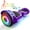 Chrome Purple, variant on Hoverboard for Kids with 9 mph Max Speed, Tcdjtc Electric Scooters with LED Lights & Bluetooth Speakers, All Terrain Hoverboard for Adults, Off Road Hoverboard with UL2272 Certified