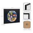 thumbnail image 6 of Kate and Laurel Pet Goldfish Cute Botanicals Fish Tank Framed Wall Art by The Creative Bunch Studio, 20x16 Black, Colorful Fish Bowl Art for Wall, 6 of 7