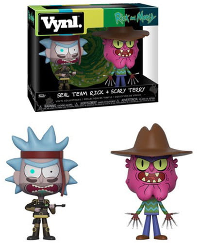 Scary Terry 4" Vynl #NEW RICK & MORTY Figure 2-Pack Funko SEAL Rick
