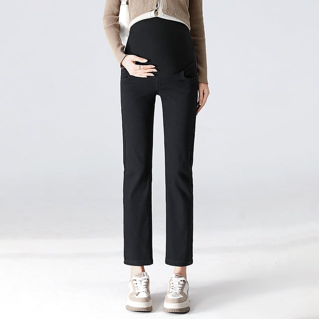 Maternity Straight Leg Work Pants plus Size Clothes Maternity Snow Pants Business Pants Women Tall Soft Yoga Work Pants Clothe Active Maternity Pants plus Size Maternity Pants 4x Maternity
