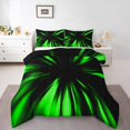 thumbnail image 2 of Erosebridal Abstract Ombre Bedding Queen Comforter Set, Green Black Down Comforter, Chic Geometry Decoration, Reversible, 2 of 7