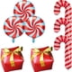 thumbnail image 5 of Globos de papel de aluminio para Navidad, decoración navideña y de Año Nuevo, globos navideños con forma de reno, muñeco de nieve y molino de viento, 5 of 5