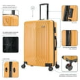 thumbnail image 4 of DUKAP Stratos 3-Piece Hardside Lightweight Luggage Sets with Wheels Handle Trolley, (20"/24"/28"), Terracota, 4 of 12