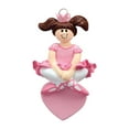 thumbnail image 5 of Personalized Ballerina Ornament 2024-Custom Brunette Princess Ballerina Ornament for Christmas Tree, 5 of 10