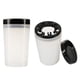 thumbnail image 1 of 2 piezas Nail Art Brush Cleaner Cup Nail Art Tip Brushes Holder Remover Cup UV Gel Pen Removedor de esmalte Limpiador Cup Inmersión Brush Cleaner Pot Múltiples ranuras de tamaño, tapa negra Sailing Electrónica, 1 of 6
