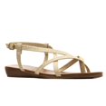 thumbnail image 3 of Sandalias Via Bella para Mujer 4016 crema 24.5, 3 of 6