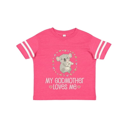 

Inktastic My Godmother Loves Me Gift Toddler Boy or Toddler Girl T-Shirt