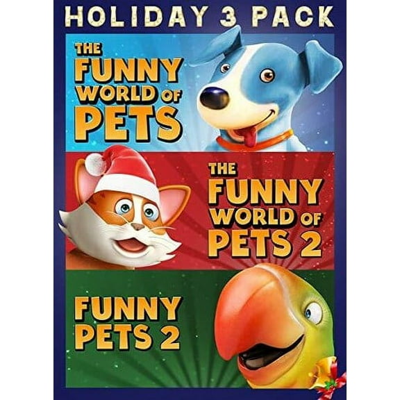 Funny Pets: Holiday 3-pack (DVD), Wownow Entertainment, Kids & Family