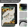 thumbnail image 4 of Yuyamidu Aztec Sunflower RV Door Window Shade Cover for Most RV Camper, Dragonfly Travel Trailer Door Blackout Window Shade Trailer Privacy Door Window Protective Cover, 4 of 7