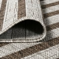 thumbnail image 6 of JONATHAN Y SANTA MONICA 2 x 10 Runner Rug, Sukie Offset Stripe - Beige/Brown, SMB133A-210, 6 of 10