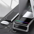 thumbnail image 4 of Guardoinrt Computer Notebook Stand Holder Riser Laptop Mount Desktop Bracket Folding Desk Heavy Duty Office Dormitory Black, 4 of 6