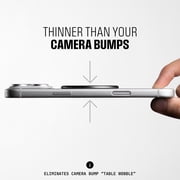 Ohsnap Snap Grip Magnetic Phone Grip & Stand, MagSafe Compatible, Boring Black