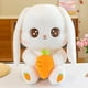 thumbnail image 1 of Conejo de peluche de juguete muñeca de trapo niña linda zanahoria tiro almohada figurita niña muñeca durmiente regalo de cumpleañoszhangmengya zhangmengya  unisex, 1 of 2