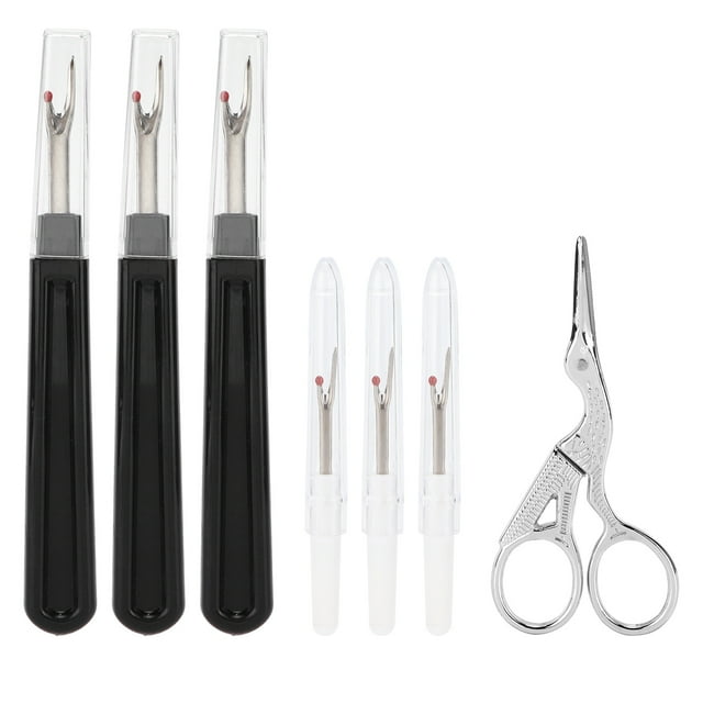 Kit de descosedor de costuras, mangos prácticos de acero inoxidable duraderos, removedor de hilo para coser bordado y acolchado