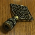 thumbnail image 2 of Royal Designs, Inc. Diamond Floral Filigree Lamp Finial for Lamp Shade, F-5016AB-1, Antique Brass, Single, 2 of 4