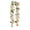 A, variant on 36 Heads Thanksgiving White Maple Leaf Vine Plastic Artificial Plain Leaves for Home Door Mantel Garland Decoration 78.74in
