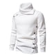thumbnail image 1 of Blusa y camisas de cuello alto de manga larga para hombre, suéter informal liso de cuello alto de manga larga, blusa para hombre, 1 of 6