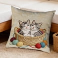 thumbnail image 6 of Euaioeiu Cute Animal Pillow Cover Fluffy Embroidery Decorative Throw Pillow Case Soft Accent Cushion Cover for Living Room Sofa Bedroom Decor Festival Home Decor, 6 of 6