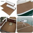 thumbnail image 2 of WindRen 2 PCS x 94.48 In. x 35.43 In. Imitation Teak EVA Foam Sheet for Boats, Non Slip Mat with Back Adhesive, EVA Teak Deck Sheet for Yacht, Flooring, Non Slip Mat and Self Adhesive Beveled Edge, 2 of 7