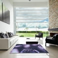 thumbnail image 6 of Ahgly Company Indoor Square Patterned Blue Whale Blue Area Rugs, 6' Square, 6 of 6
