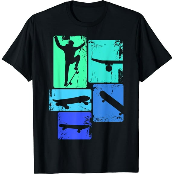 Skater Skateboarder Skateboard Kids Boys Youth T-Shirt