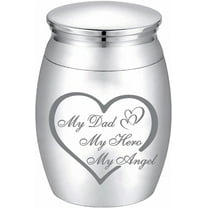 Wing Mini Cremation Urns Small Keepsake Urn Alloy Set Metal Sharing Funeral Urn Miniature Burial Funeral Jar Memorial Ashes Holder Decorative Urns