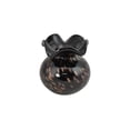 thumbnail image 3 of 5" Black and Gold Speckled Hand Blown Vase, 3 of 4