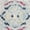 Light Gray/Fuchsia, variant on SAFAVIEH Madison Normand Geometric Floral Area Rug, Light Grey/Fuchsia, 6'7" x 6'7" Round