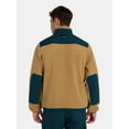 thumbnail image 3 of Ozark Trail Men's and Big Men's Mix Media Fleece Jacket, Sizes S-3XL, 3 of 7