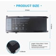 thumbnail image 1 of 56Wh 33YDH Batería para laptop Dell Inspiron 17 7000 7778 7779 7786 77, 1 of 2