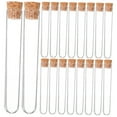 thumbnail image 3 of GARVALON Test Tubes With Cork Transparent Plastic 30Pcs for Round Bottom Design, 3 of 7