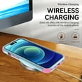thumbnail image 2 of ELEHOLD Hybrid Case for iPhone 16 Plus 6.7" Rugged Shockproof Anti-Scratch Anti-Fingerprint Protective Hard PC Cover Support Wireless Charging for iPhone 16 Plus -Green+Pink, 2 of 6