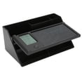 thumbnail image 2 of Support de Bureau avec Horloge, Organiseur de Bureau Multifonctionnel Design Raisonnable avec Bloc-Notes LCD pour Maison Bureau École pour Papiers de Notes Cartes de Visite, 2 of 8