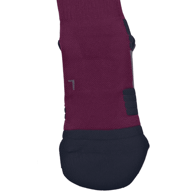 Under Armour Socks Mens Womens 6-10 Maroon Cushion Crew UA