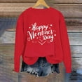 thumbnail image 5 of qucoqpe Valentines Day Sweatshirt for Women Funny Love Heart Graphic Pullover Tops Casual Valentine Long Sleeve Shirts, 5 of 7