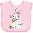 thumbnail image 3 of Inktastic Easter Cute Bunny and Chick Boys or Girls Baby Bib, 3 of 4
