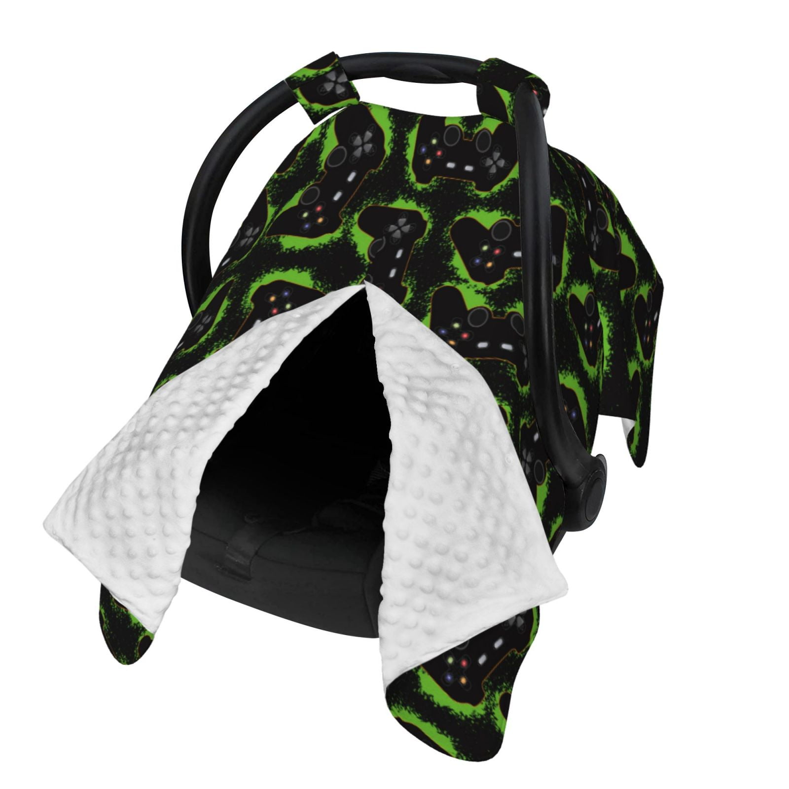 Naloa Cool Gamepad Baby Car Seat Cover, Breathable Baby Carrier Cover, Multiuse Baby Carrier Cover & Nursing Breastfeeding Cover