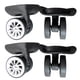 thumbnail image 1 of Ruedas de maleta de repuesto giratorio 360 Sunnimix 2 piezas negro, 1 of 7