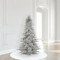 thumbnail image 2 of Vickerman 6.5' Silver Tinsel Fir Artificial Christmas Tree Unlit -K166865, 2 of 3