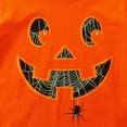 thumbnail image 3 of GYRATEDREAM Halloween Baby Clothes Toddler Girl Boy Pumpkin Sweatshirt Crewneck Sweater Long Sleeve Pullover Fall Outfits for 7Y Orange Pumpkin, 3 of 8
