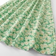 thumbnail image 6 of Levmjia Women Floral Print A Line Skirt Lightweight Breathable High Waist Flowy Swing Midi Skirt Elegant Casual Holiday Travel Office Commute Daily Floral Comfortable Fashion, 6 of 7