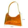 thumbnail image 5 of COOLL Shoulder Bag Transparent Large Capacity PVC Multipurpose Korean Style Jelly Handbag Birthday Gift, 5 of 8