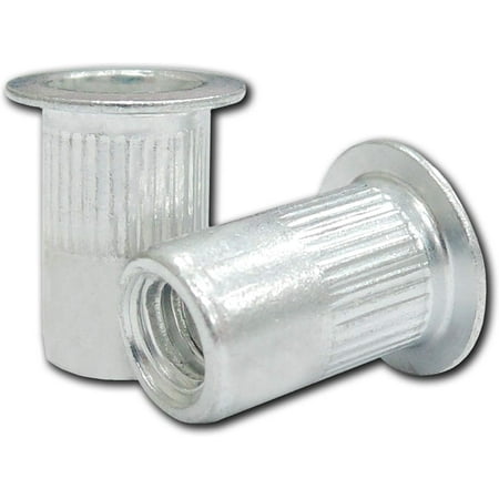 

Rivet Nuts Threaded Inserts 25 Pack #10-24 Aluminum Insert Nut Rivnut Nutsert Threaded Rivets Insert RIV Nuts Rivet and Thread Threaded Rivet Nutsert Tool Super-Deals-Shop