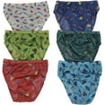 thumbnail image 4 of ToBeInStyle Boy's Pack of 6 Briefs - Cars Briefs - XL, 4 of 4